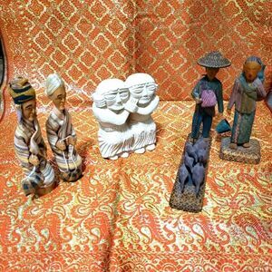 Bundle of Couple Figurine Souvenirs from Diff. Countries